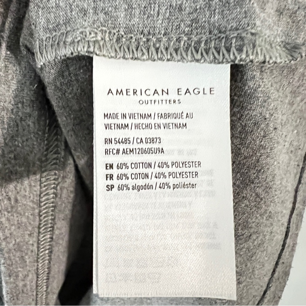 American Eagle Outfitters Gray Short Sleeve Tee Casual Comfort - Picture 5 of 6